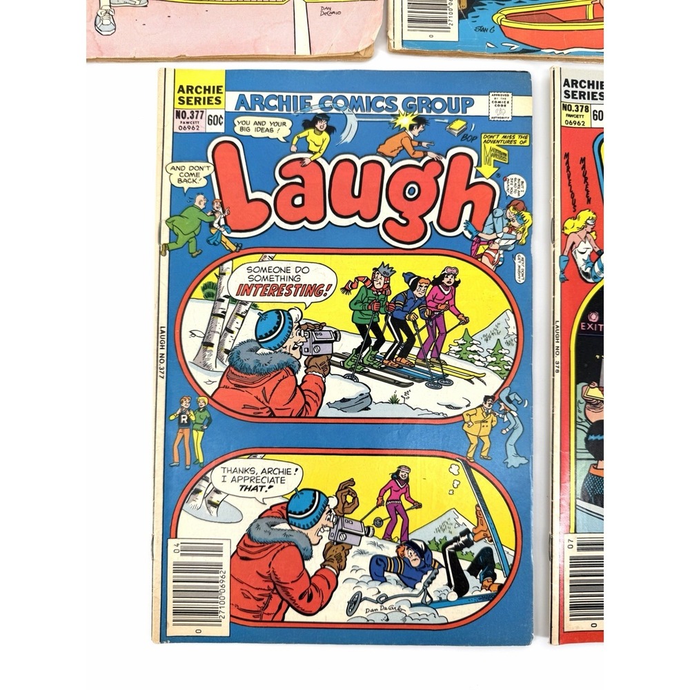 Archie Laugh Comic Lot 7 Issues #353 355 360 373 377 378 382 Vintage - Picture 6 of 16